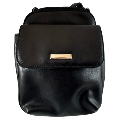 #ad Handbag Women Leather Faux Black Cherokee Organizer Zipper Magnetic Closure $16.75