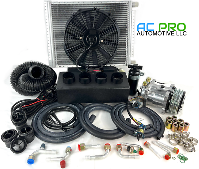 A C KIT UNIVERSAL UNDER DASH IN DASH EVAPORATOR 404 DBSL TOP OUTLETS HEAT amp; COOL $627.00