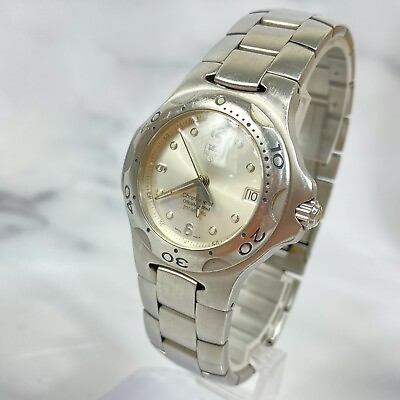 #ad TAG HEUER Chronometer 200 Meter WL5110 Kirium Date Mens Watch Vintage Excellent $420.00