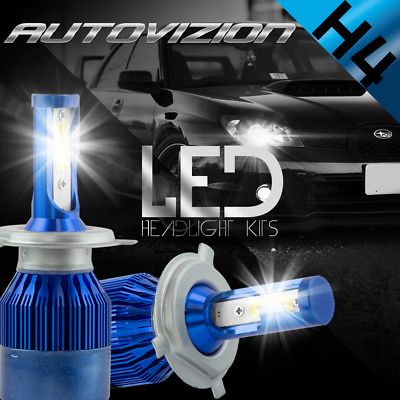 #ad PHILIS COB H4 C6 48800LM 488W LED Headlight Kit Hi Lo Turbo Light Bulb 6000K Car $22.04
