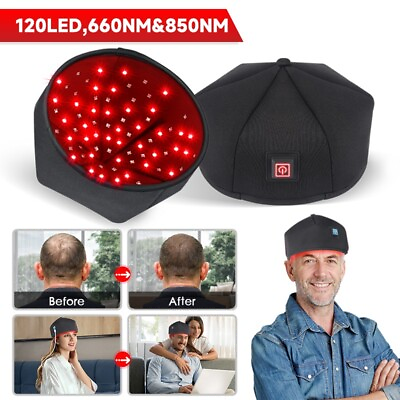 #ad #ad Red Light Therapy Cap LED Infrared Laser Hair Growth Hat Helmet Loss Treatment $69.29