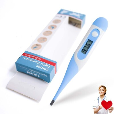 #ad Adult Pediatric Baby Clinical Digital LCD Thermometers Soft Head Digitalblue $9.99