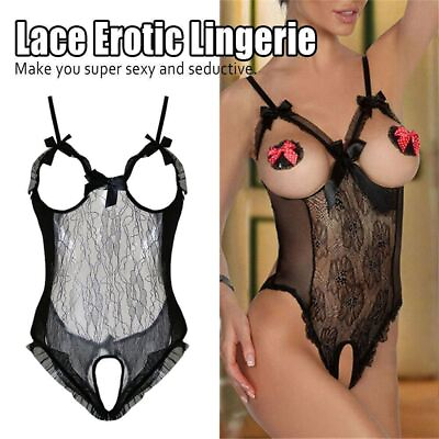 #ad Women#x27;s Sexy Lingerie Babydoll Sleepwear Underwear Lace Dress G String Nightwear $7.21