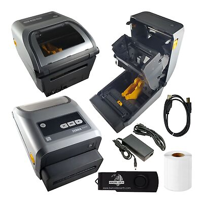 #ad Zebra ZD420 Thermal Transfer Direct Printer ZD42042 C01E00EZ ETH w Cutter $229.99