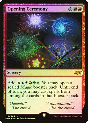 #ad MTG FOIL Opening Ceremony Unfinity $1.69