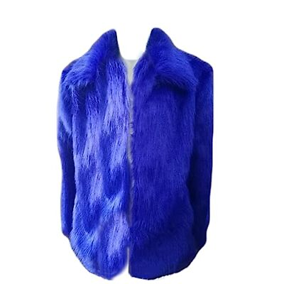 #ad Colf Men#x27;s Winter Parka Coat Long Sleeve Turn Collar Warm Faux Fur Coat Jacke... $95.92