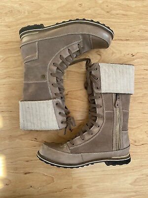 #ad The North Face Women#x27;s Brown Boots Icepick Primaloft 200 Gram Insulation Size 9 $49.97