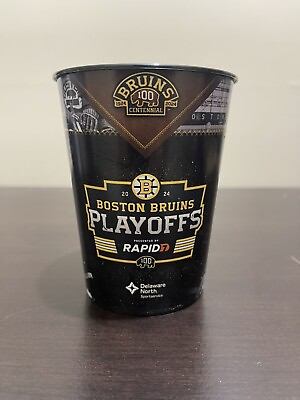 #ad 2024 Boston Bruins Playoffs 15 oz Plastic Beer Cups SGA $5.00