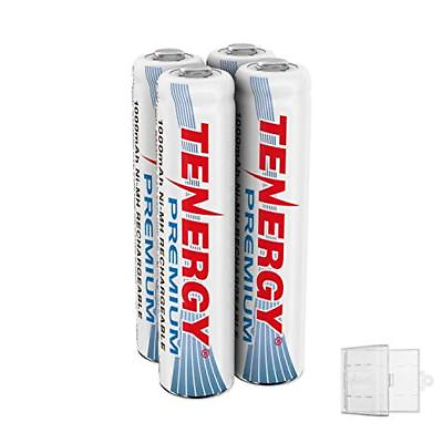 #ad Tenergy 4PCS Premium AAA 1000mAh NiMH Rechargeable Batteries Cells AAA 1 Holder $10.99