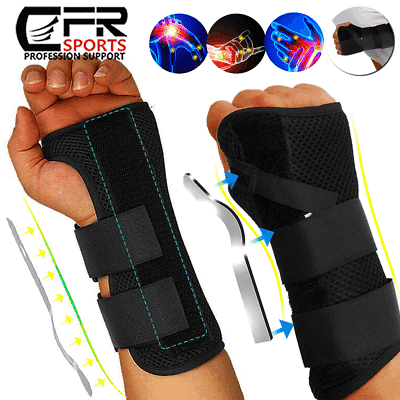 #ad #ad Left Right Wrist Hand Support Brace Splints Carpal Tunnel Sprain Arthritis CFR $6.50