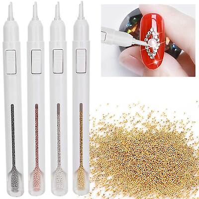 #ad Manicure Dotting Pen Gold Dotting Pen Black Dotting Pen Silver Dotting Pen 4pcs $26.59