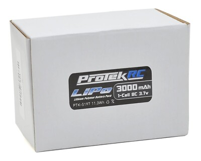 #ad ProTek RC 1S LiPo Transmitter Battery Sanwa M17 MT 44 MT 5 3.7V 3000mAh PTK 5197 $36.99
