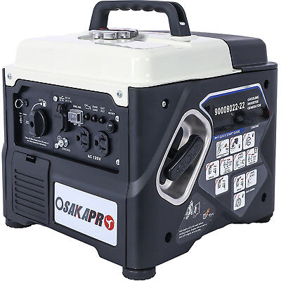 #ad Portable Gasoline Inverter Generator 1200W Ultra quiet Gas Engine Camping Home $272.99