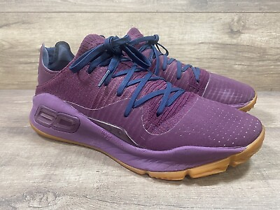 #ad Under Armour Curry 4 Low 3000083 500 Merlot 2018 Retro Comfort Mens Size 9.5 $39.20