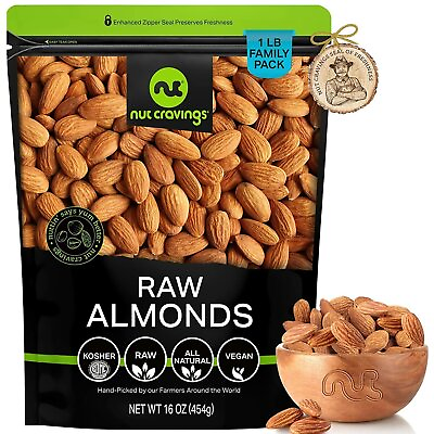 #ad Natural Whole Almonds No Shell Superior to Organic Premium Quality Fresh Kosher $13.99