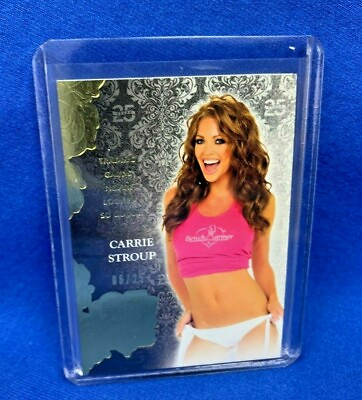 #ad CARRIE STROUP 2019 Benchwarmer 25 Years Gold Foil Premium Base 25 $15.99