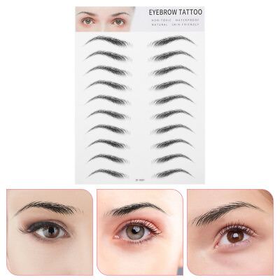 #ad Easy and Precise Brow Shaping 2pcs Imitation Eyebrow Makeup Tool $7.50