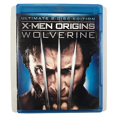 #ad X Men Origins: Wolverine Blu ray Disc 2009 Includes Digital Copy Used VG I $5.99