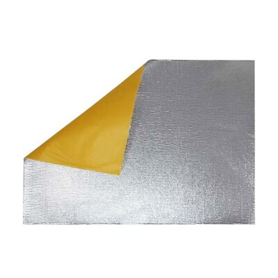 #ad Sheet Aluminum Insulating Fire Retardant for Motorcycle Protection Heat 30x30 CM $37.36