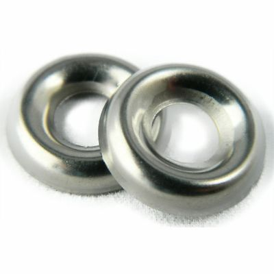 #ad Stainless Steel Cup Washer Finishing Countersunk #4 Qty 100 $9.20
