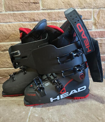 #ad Head Vector EVO 110 Black Anth Red 27 27.5 9.5 10 MenMondo Ski Board Boots NICE $175.00