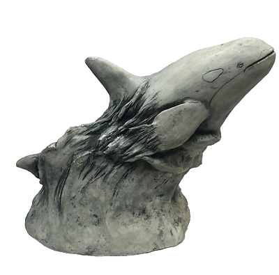 #ad Mt. St. Helen#x27;s Volcanic Ash Handcrafted Whale 1980 $12.00