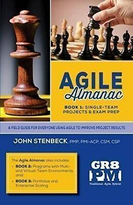 #ad Agile Almanac Book 1: Single Team Projects and Exam Prep Paperback GOOD $11.05