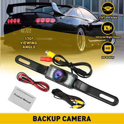 #ad Car Backup Camera Reverse View Rear Parking Night Vision Waterproof CMOS LED HD $13.99