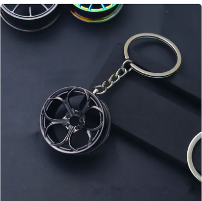 #ad Creative Head Keychain Keyring for Car Key Pendant Keys Holder Rim Wheel L AU $19.99