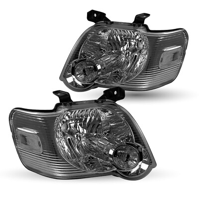 #ad For 2006 2010 Ford Explorer Smoke Housing Headlights Lamps Replacement Assembly $86.99