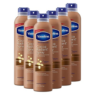 #ad Vaseline Intensive Care Spray Moisturizer For Dry Skin Cocoa Radiant Made... $43.99