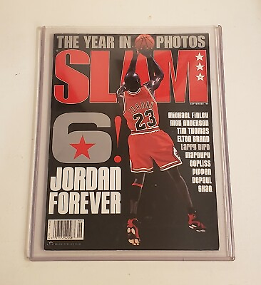 #ad Michael Jordan💥 Slam Magazine #28 Chicago Bulls September 1998 NO LABEL $89.99