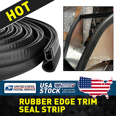 #ad 13FT U Shape Rubber Car Seal Strip Hood Door Edge Trim For Grand Jeep Cherokee $22.99