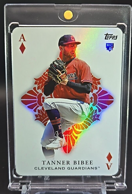 #ad TANNER BIBEE ROOKIE RAINBOW HOLO FOIL TOPPS INSERT ALL ACES WITH CASE GUARDIANS $16.99