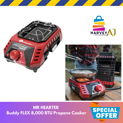 #ad Mr. Heater F600500 Portable Sunflower Buddy FLEX 8000 Propane Cooker NEW $75.97