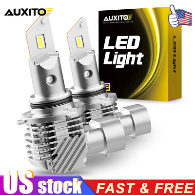 #ad AUXITO LED Mini White 9005 HB3 60W 2x Bulb Headlight High Low Beam Upgrade 2023 $16.49