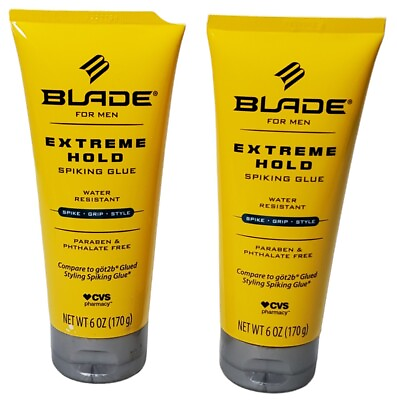 #ad 2 CVS Blade Extreme Hold Water Resistant Spiking Glue for men $39.99