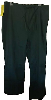 #ad Natural Uniforms RN Scrub Pants Hunter Green 2 Side 2 Back Pockets Size Medium $14.99