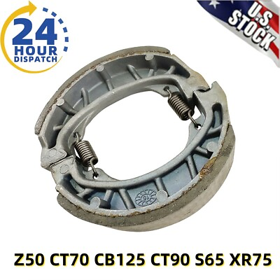 #ad For Honda Brake Shoes Water Grooved CT70 CL100 Z50A CT90 C200 SL90 CB100 CT200 $8.89