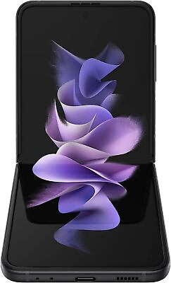 #ad Samsung Galaxy Z Flip 3 5G SM F711U ATamp;T Only 256GB Phantom Black Good $154.99