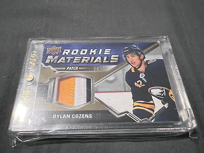 #ad 2020 21 UD Series 2 Rookie Material Patch 25 Dylan Cozens SSP C $199.95