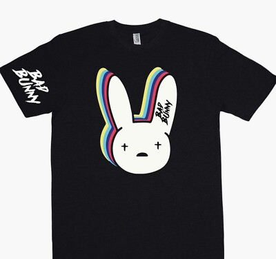 #ad Bad Bunny Colorful T shirt New S 5XNew Fast Shipping $20.00