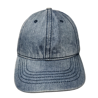 #ad Unbranded Men#x27;s Slideback Hat Blue Size OSFM Denim Blank Cotton $20.00