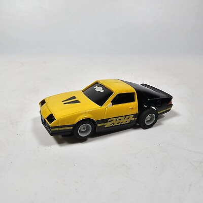 #ad Vintage Tyco #x27;82 Camaro Yellow Black Z28 Slot Car $62.99
