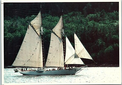 #ad Mary Day Schooner Sail Boat Somes Sound Mount Desert Island Coastal Exposures $9.95