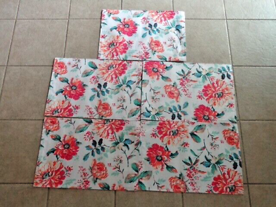 #ad Set Of 5 Pioneer Woman Floral Placemats 13quot;x19quot; EUC $18.99
