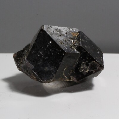 #ad 151.30ct Black Mali Garnet on Prehnite Crystal Gem Mineral Melanite Africa 102 $49.98