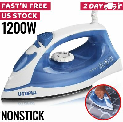 #ad Steam Iron Clothes Travel Electric Press Garment Small Compact Powerful Portable $22.99