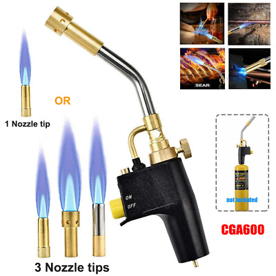 #ad Mapp Propane Torch Head TS8000 Trigger Start Welding Brazing Torch Welding Flame $32.00
