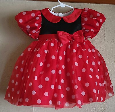 #ad Minnie Mouse Style Toddler Dress 18 24 Months $17.00